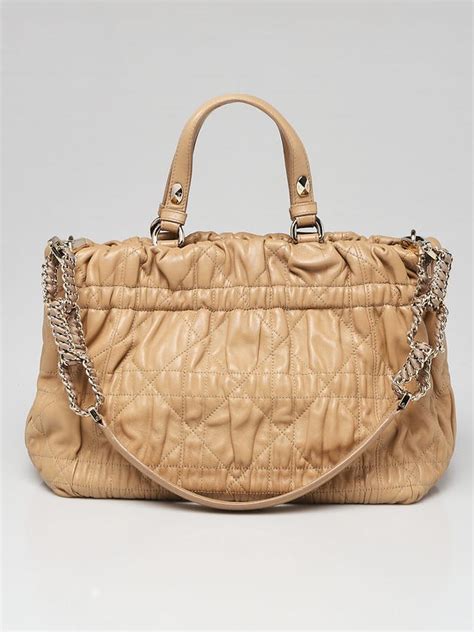 dior delices gaufre cannage|CHRISTIAN DIOR Gaufre Lambskin Cannage Delices Tote.